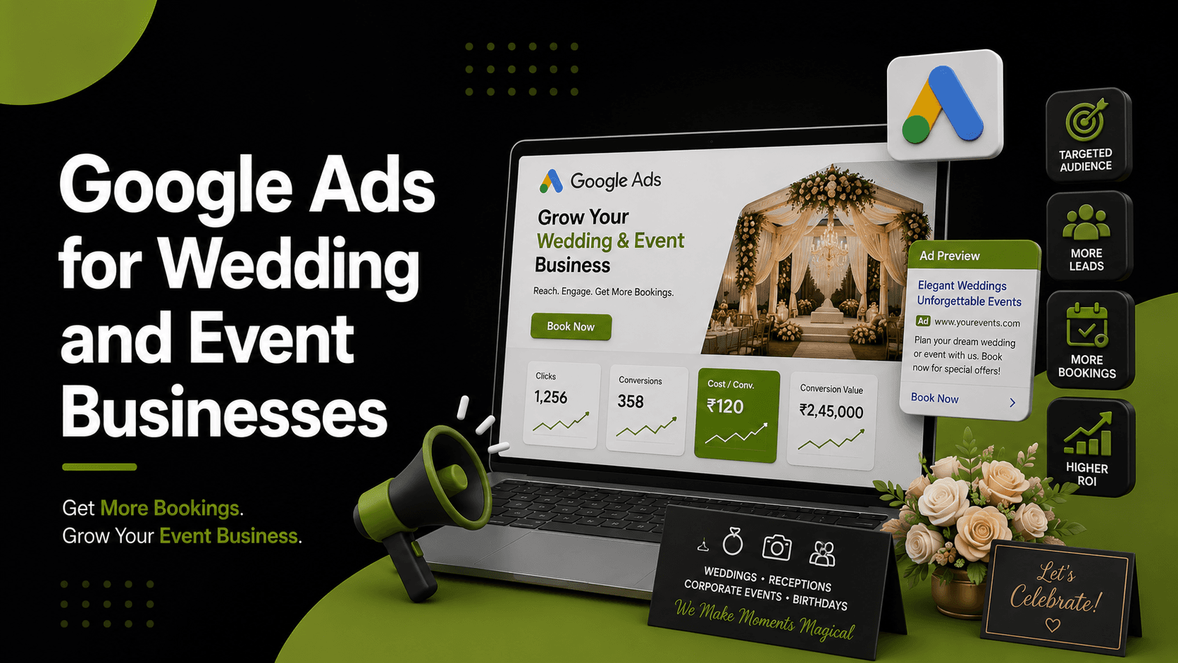 Google Ads for Wedding and Event Businesses