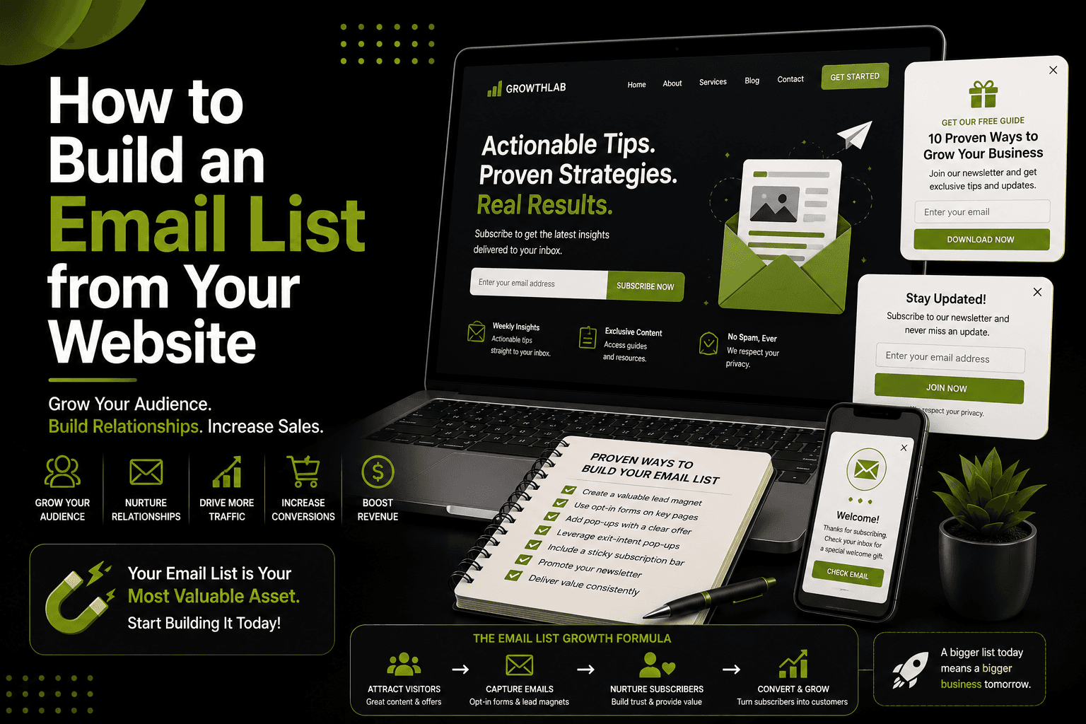 How to Build an Email List from Your Website