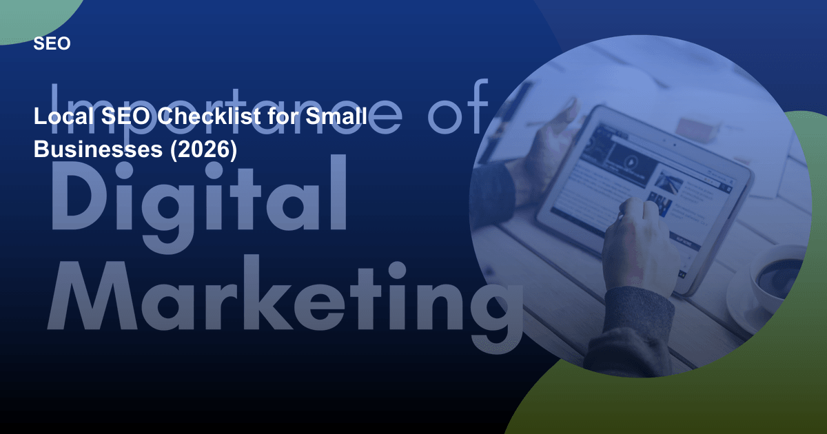 Local SEO Checklist for Small Businesses (2026)